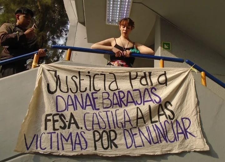 Danaé Barajas denuncia la violencia dentro de Fes Aragón