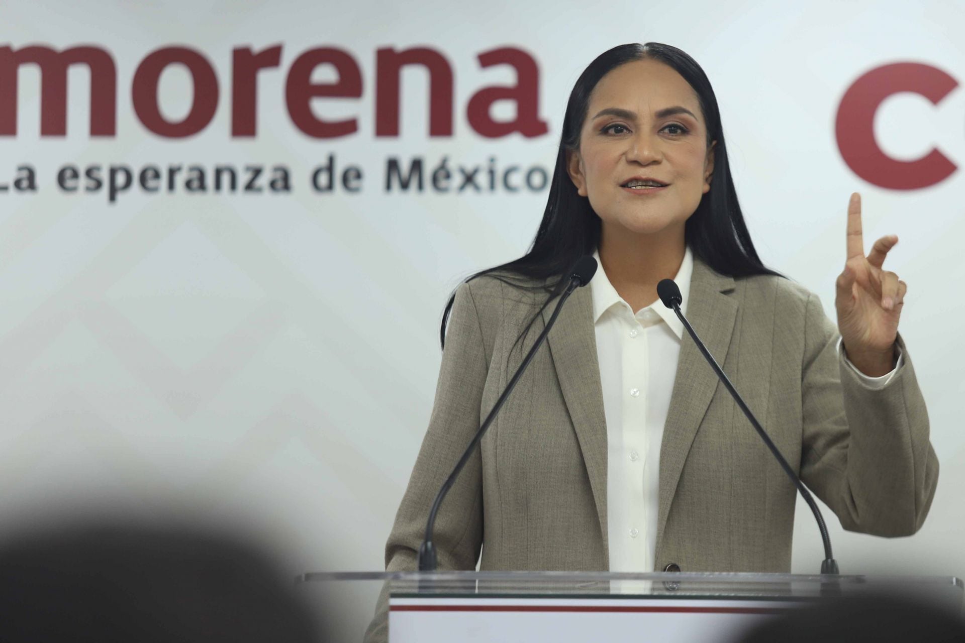 Ariadna Montiel, presidenta nacional de Morena