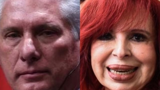 Miguel Díaz-Canel y Layda Sansores