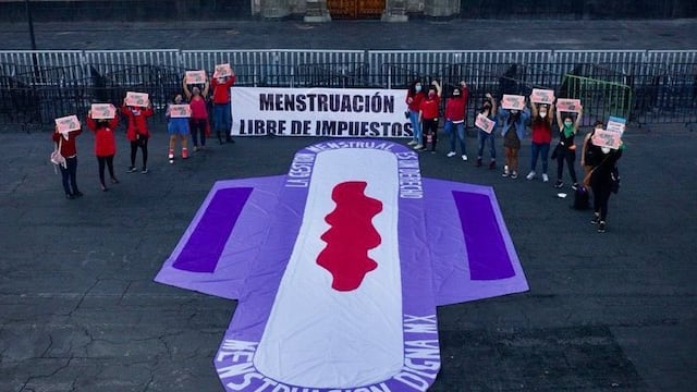 Protesta por una Menstruación Digna