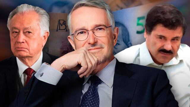 Manuel Bartlett, Ricardo Salinas Pliego y Joaquín El Chapo Guzmán