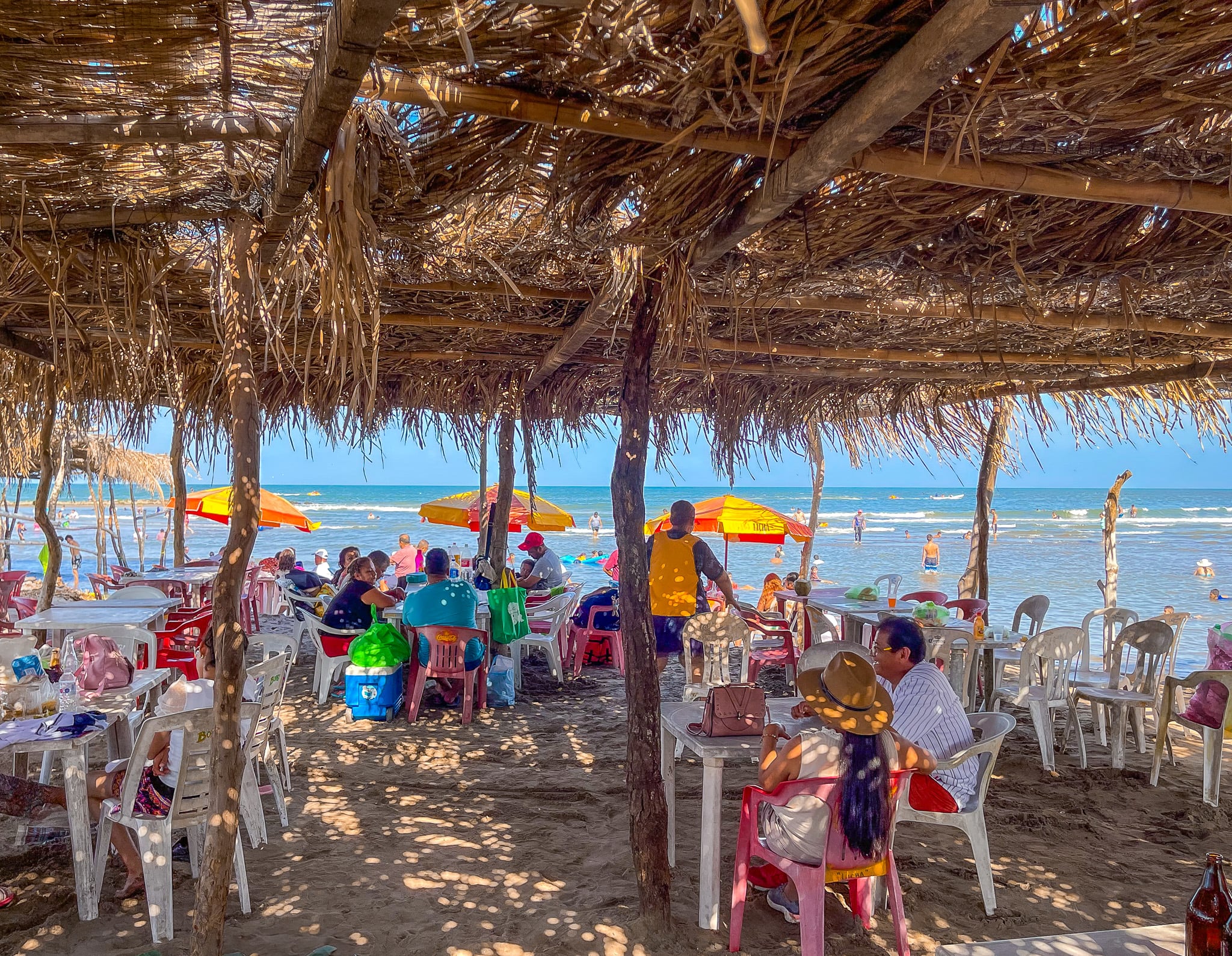 Agresión de palaperos en Playa Chachalacas