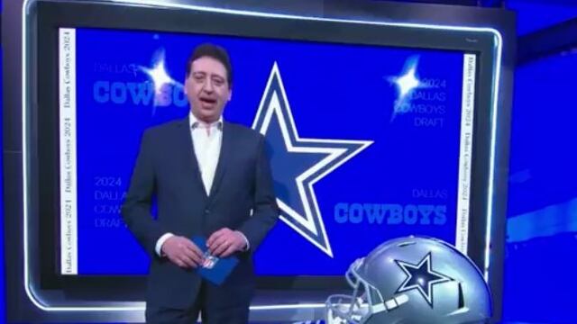 Enrique Burak en el NFL Draft 2024.