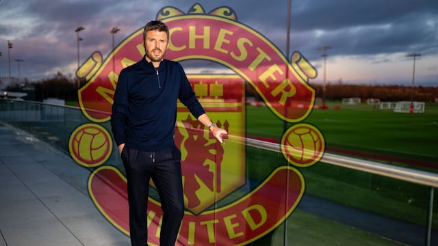 Michael Carrick, nuevo entrenador del Manchester United.