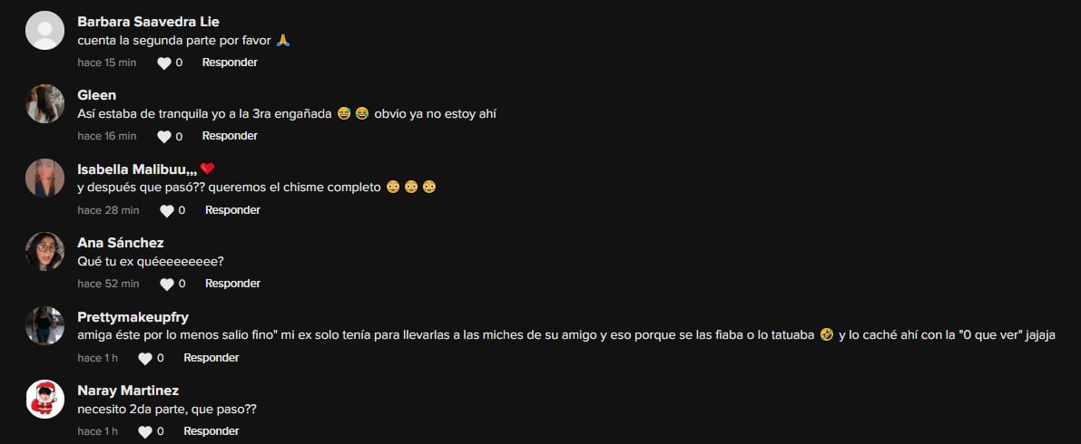 Reacciones a la chica que exhibió a su novio infiel