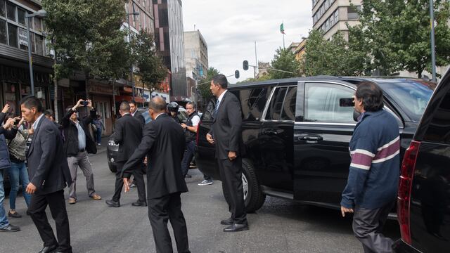 Escoltas de Evo Morales. Sin extrañeza.