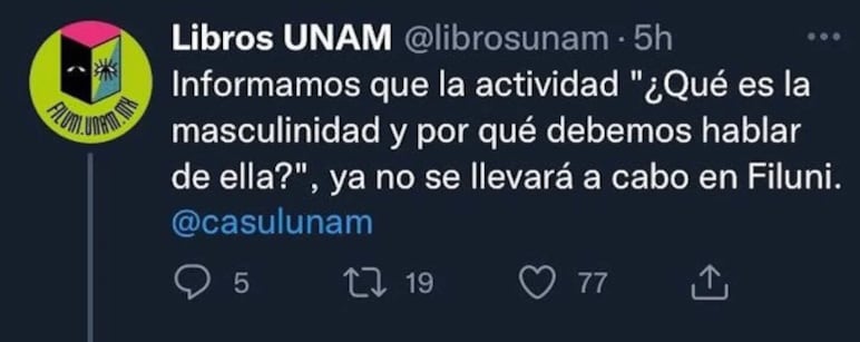 Tuit de Libros UNAM
