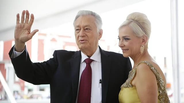 Manuel Bartlett y Julia Abdalá Lemus, pareja del exdirector de Pemex