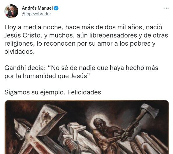 Mensaje de AMLO