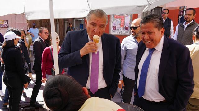 Adán Augusto López, secretario de Gobernación y David Monreal Ávila, gobernador del Estado de Zacatecas