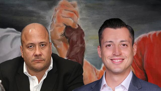 Enrique Alfaro y Luis Donaldo Colosio, integrantes de Movimiento Ciudadano