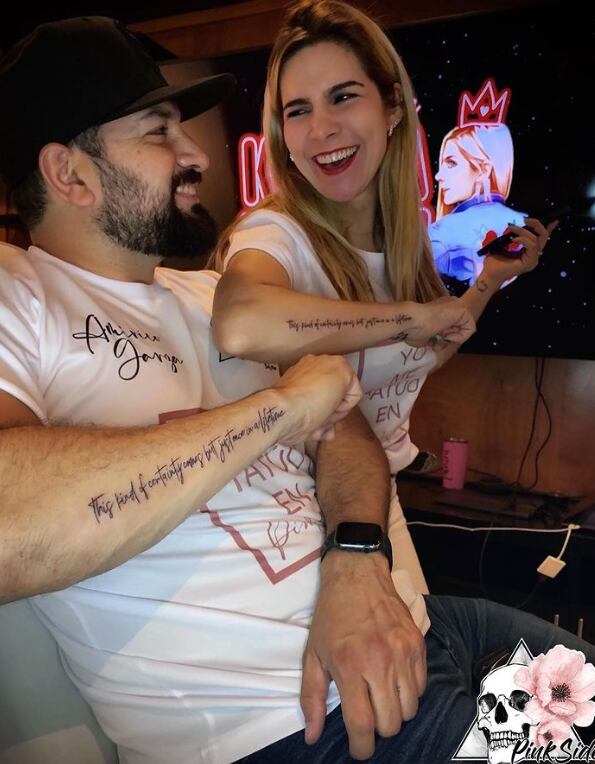 Karla Panini y Américo Garza