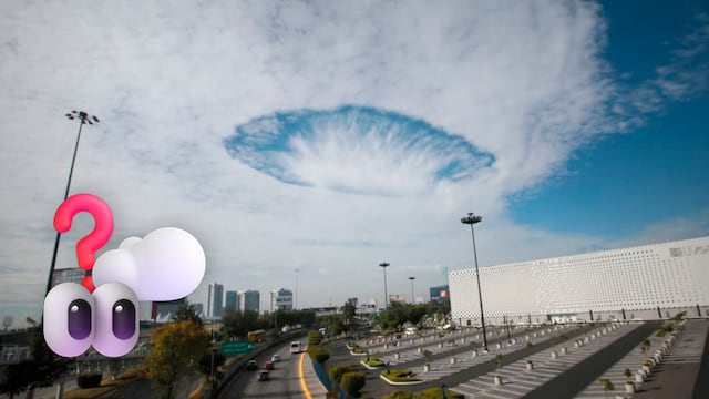 Extraña nube fue vista en Puebla