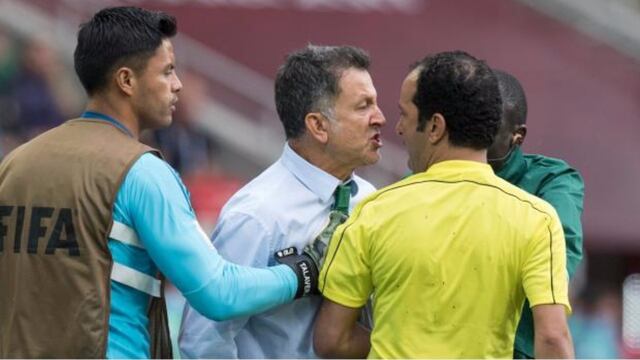 Osorio al momento de insultar al nazareno.