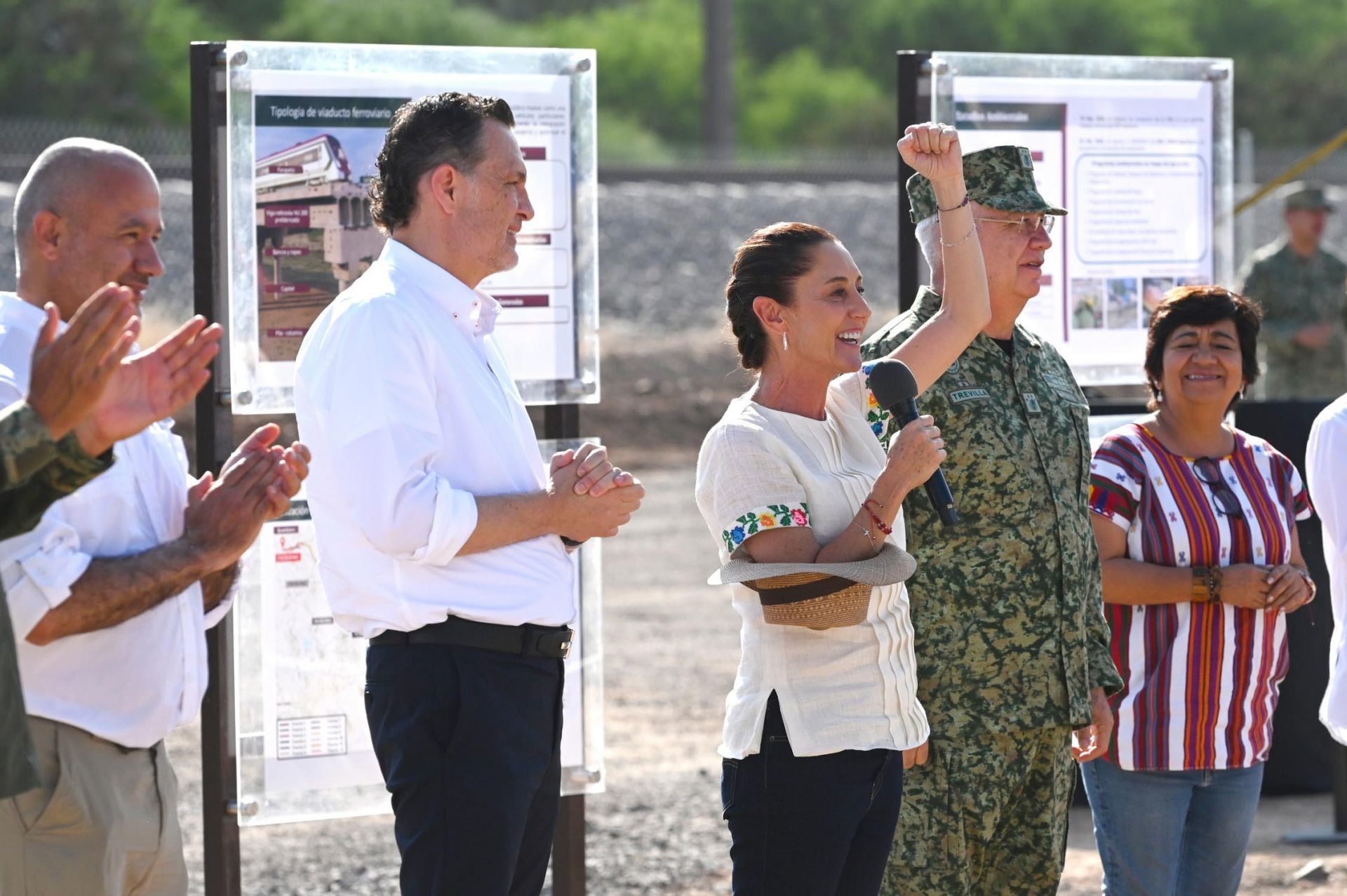 Claudia Sheinbaum arranca obras del Tren México-Querétaro