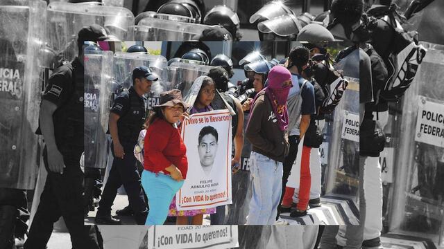 Protestas por normalistas