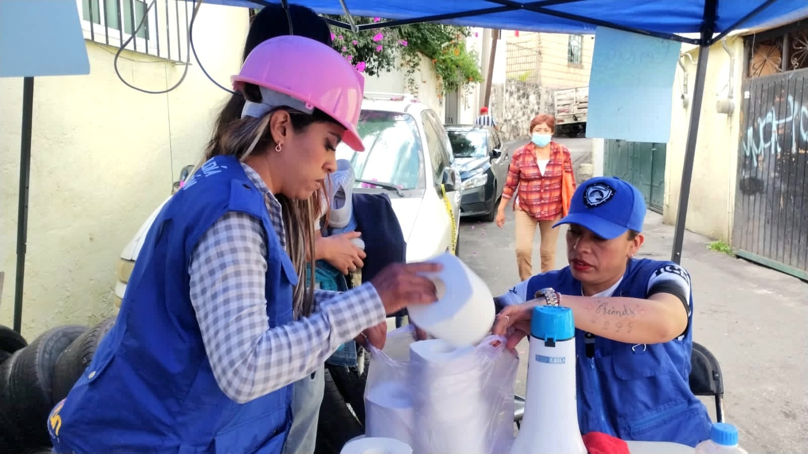Gobierno de Giovani Gutiérrez brinda atención jurídica a familias afectadas por explosión en Coyoacán