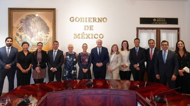 Claudia Sheinbaum se reúne con presidente del BID para tratar Plan México