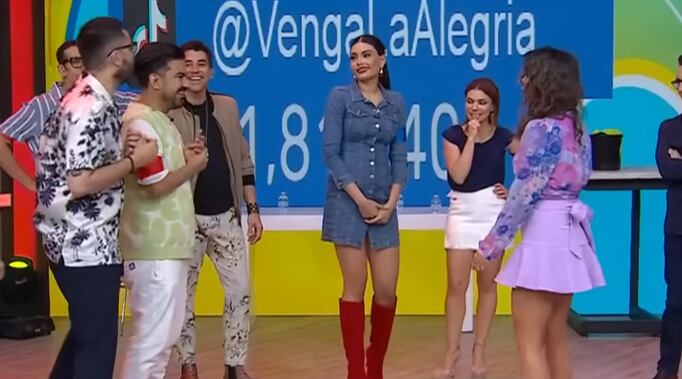 Laura G al decir que es "la patrona" en Venga La Alegría.