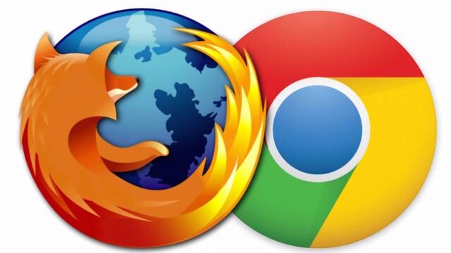 Los navegadores Firefox y Chrome.