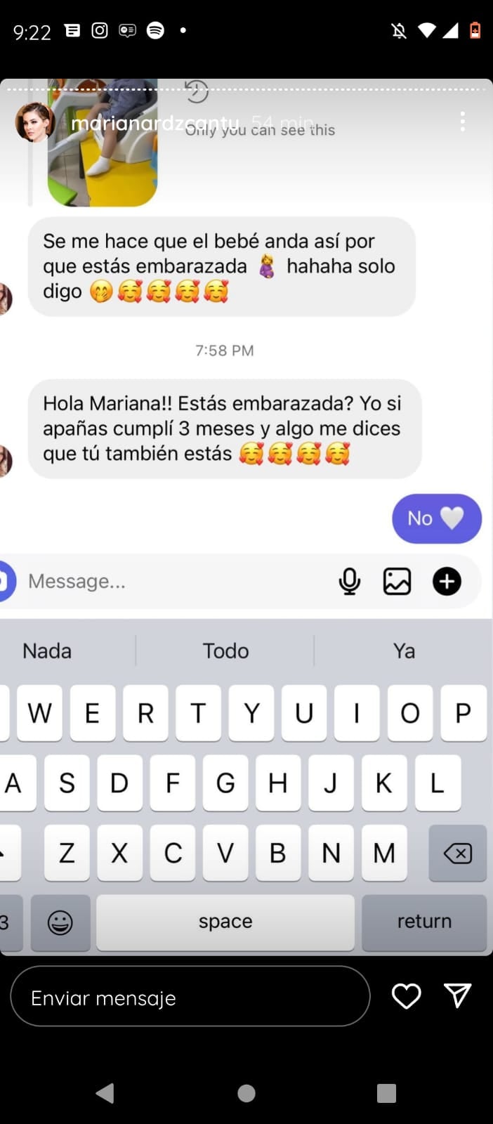 Usuarias de Instagram señalan que Mariana Rodríguez está embarazada