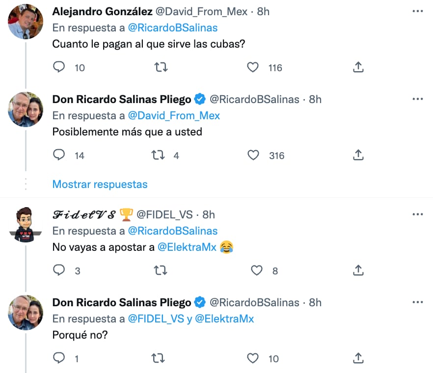 Critican a Ricardo Salinas Pliego por su noche de póker