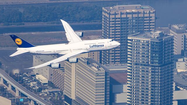 Avión de Lufthansa