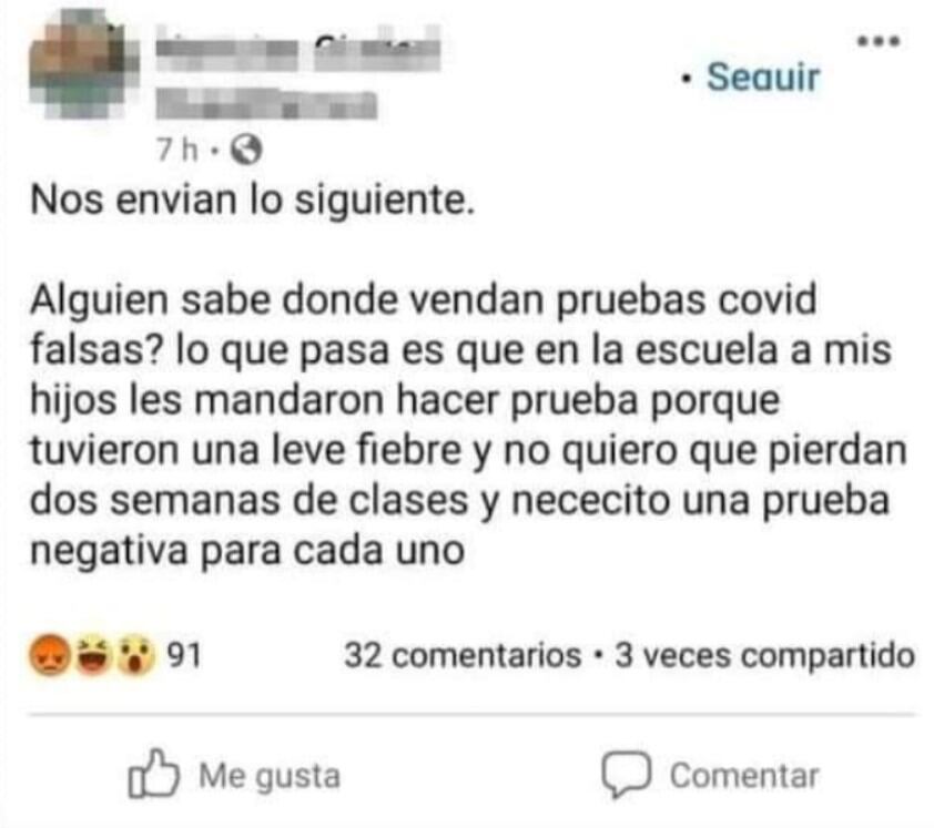 Denuncia en Reddit