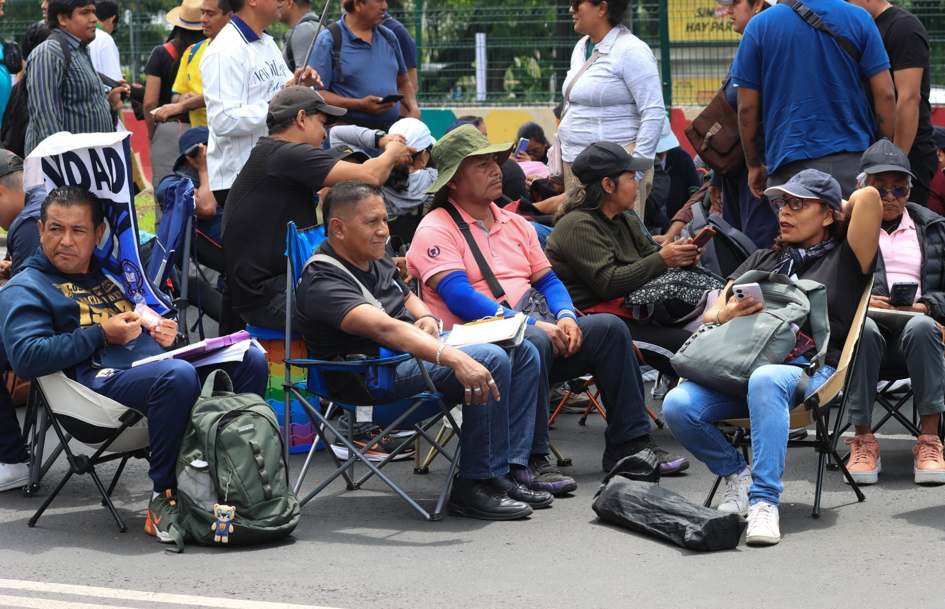 Maestros de la Coordinadora Nacional de Trabajadores de la Educación (CNTE) mantendrán su plantón en el Centro Histórico de la CDMX