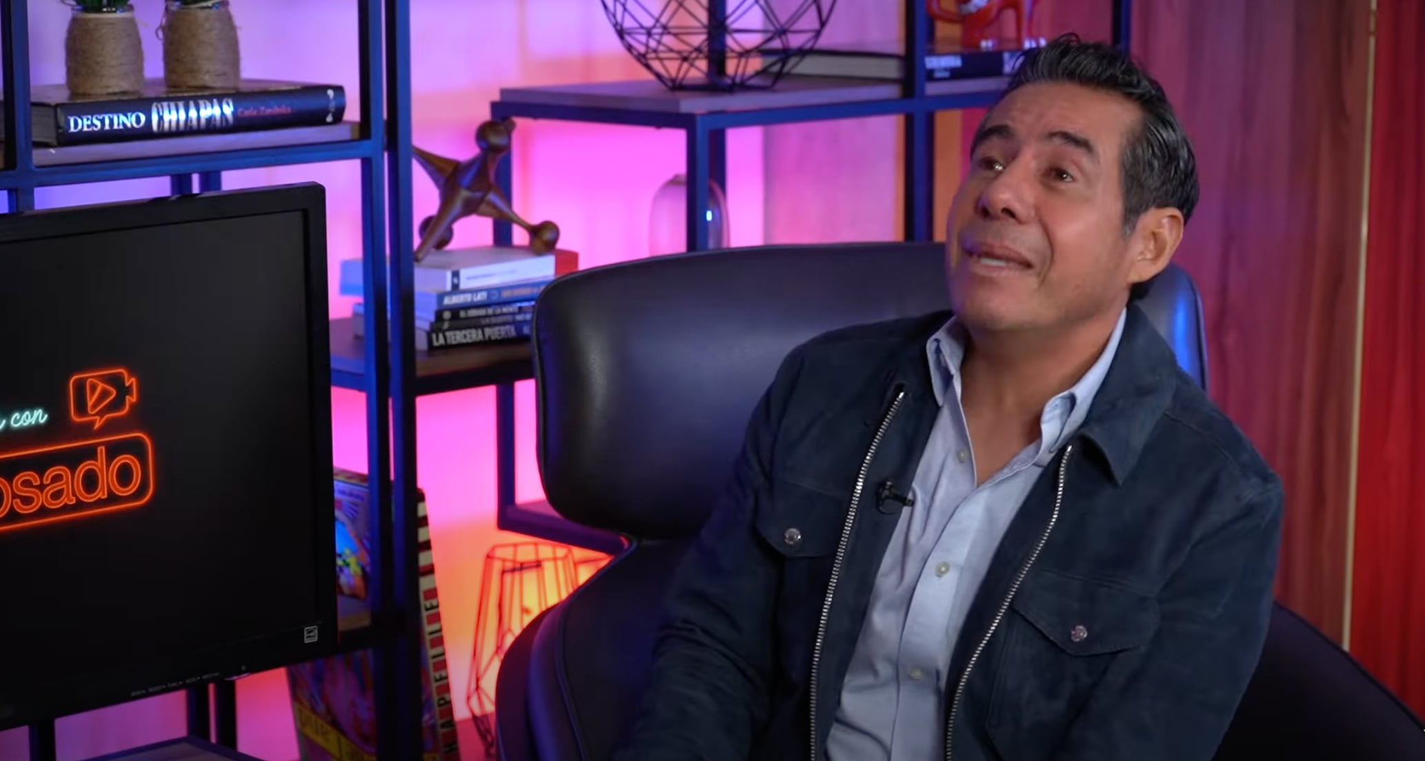 Yordi Rosado llora al habla sobre el alcoholismo de su papá en entrevista con Adela Micha