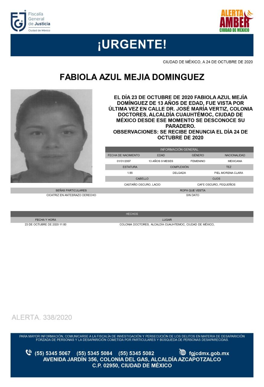 Ficha de búsqueda de Fabiola