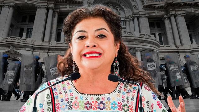 Clara Brugada explicó el operativo de la policía CDMX en el Palacio de Bellas Artes que retiró el tianguis irregular