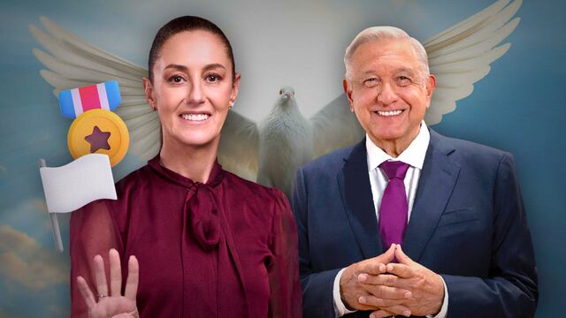 Claudia Sheinbaum responde a la propuesta de AMLO como Premio Nobel de la Paz