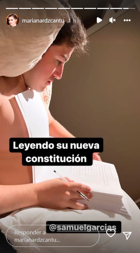 Historias de Mariana Rodríguez del domingo 7 de agosto/captura de pantalla