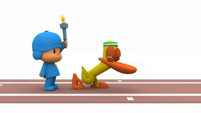 Pocoyó por el Día del Corredor