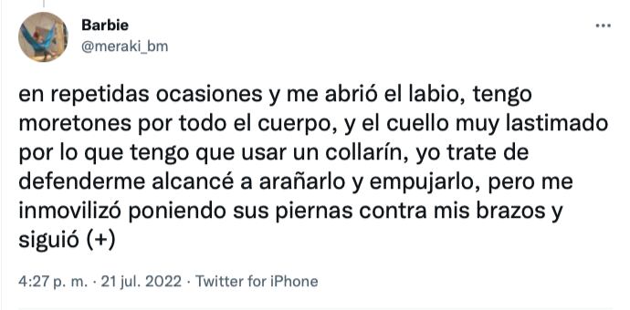 una joven es golpeada por su papá en Nuevo León