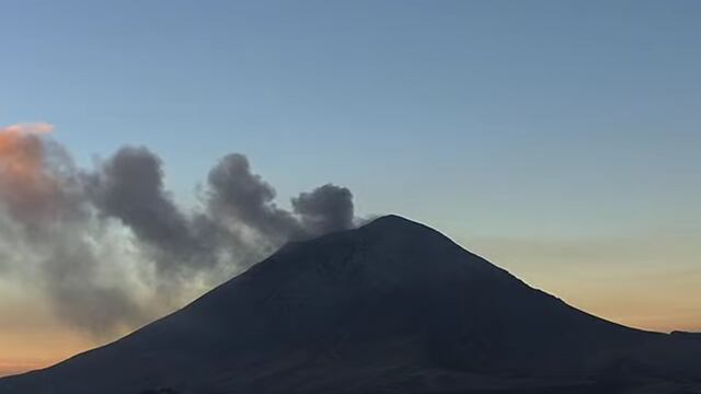 Volcán Popocatépetl el 28 de marzo