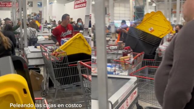 Clientes de Costco aprovechan oferta de cajas