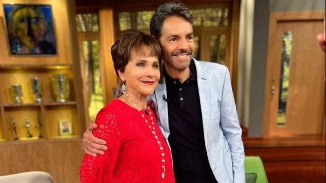 Pati Chapoy y Eugenio Derbez