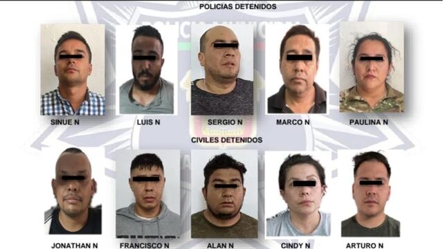 Detenidos por robo a comercio en el Edomex