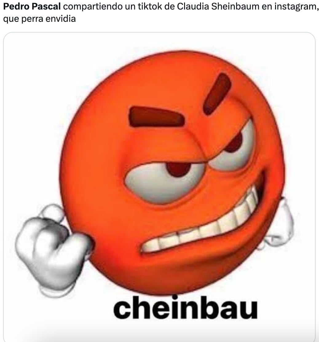 Pedro Pascal comparte en sus historias de Instagram un video de Claudia Sheinbaum