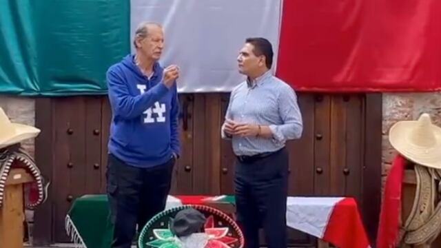 VIDEO: Vicente Fox y Silvano Aureoles desayunaron en Guanajuato y revelan qué andan planeando