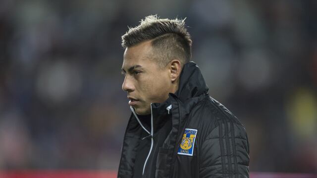Vargas tras un partido de Tigres