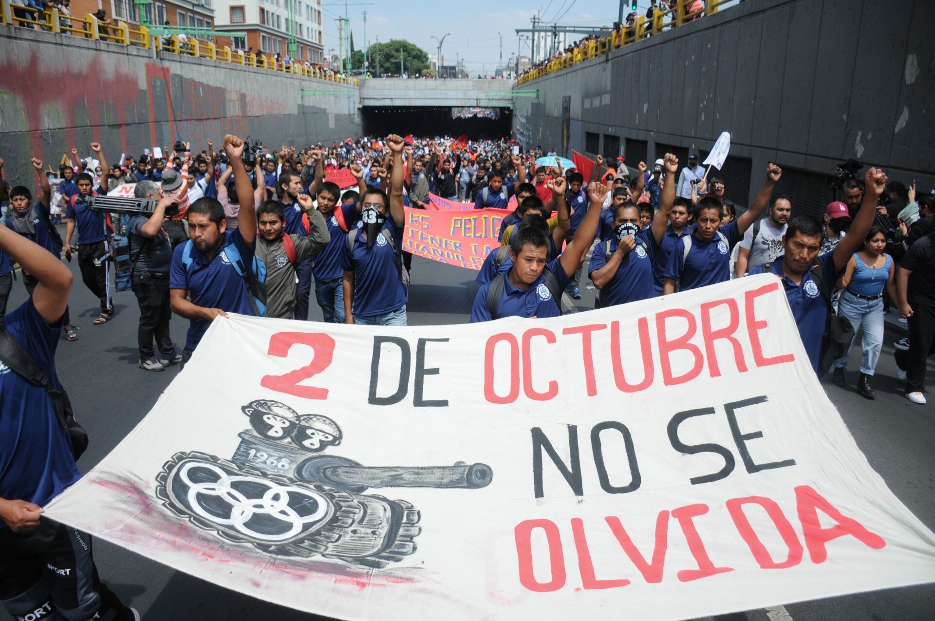 Marcha conmemorativa al 2 de octubre de 1968