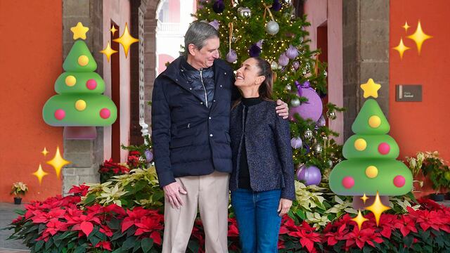 Claudia Sheinbaum y Jesús María Tarriba desearon feliz Nochebuena y feliz Navidad a México