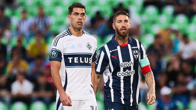 Sergio Ramos en el Rayados de Monterrey vs Vancouver Whitecaps.
