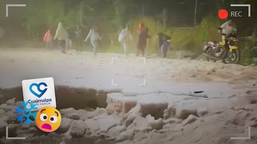 Cuajimalpa amanece cubierta de granizo tras intensa lluvia que provocó inundaciones