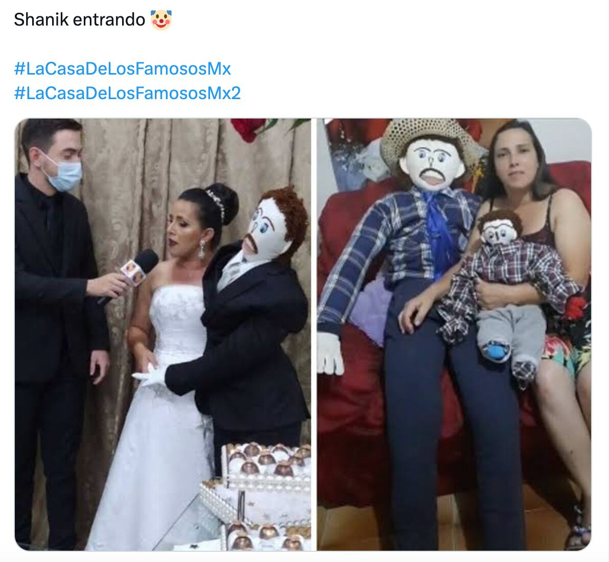 Meme de Shanik Berman en La Casa de los Famosos México 2024