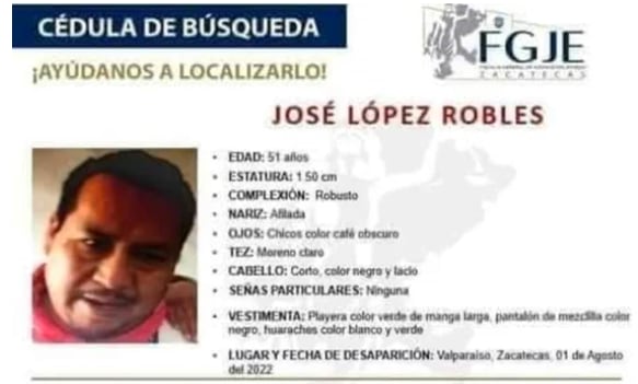 Ficha de búsqueda del Papa de Yuawi