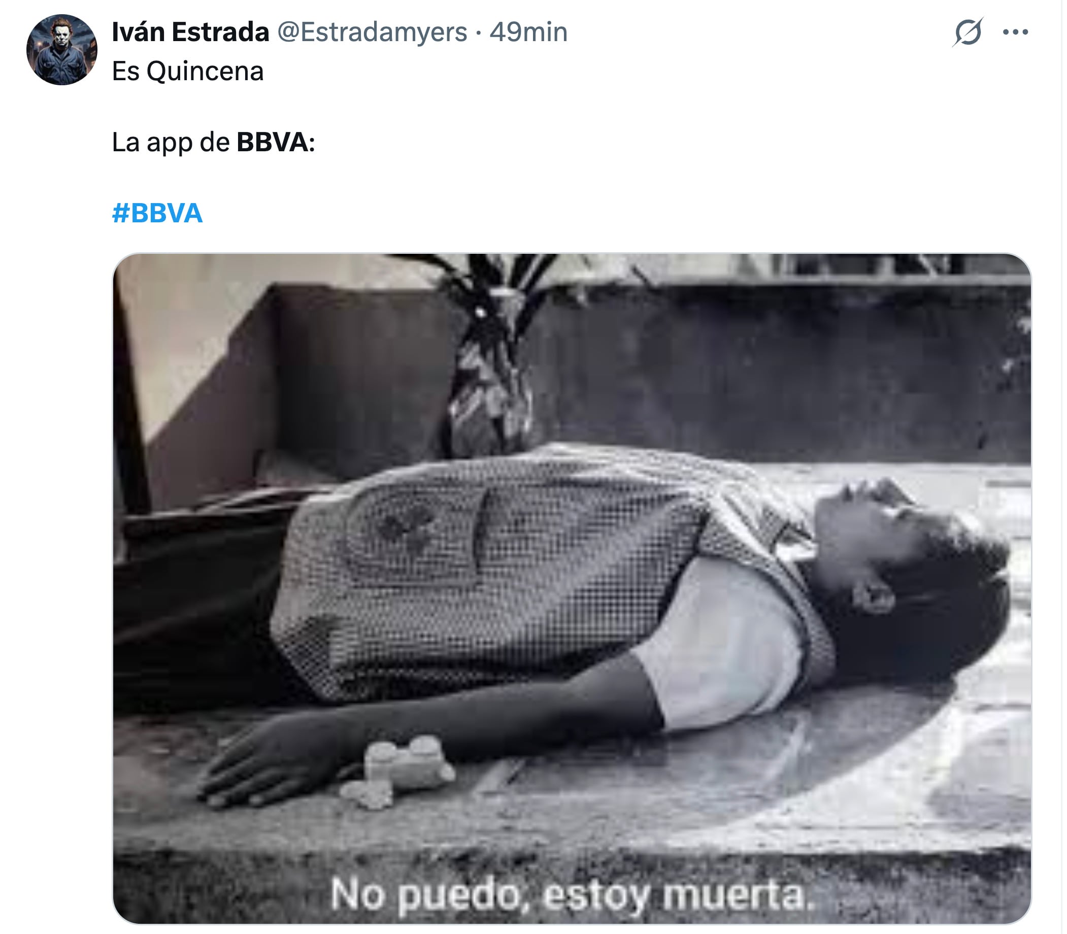 BBVA se cayó y dejó los mejores memes porqué los usuarios no perdonan